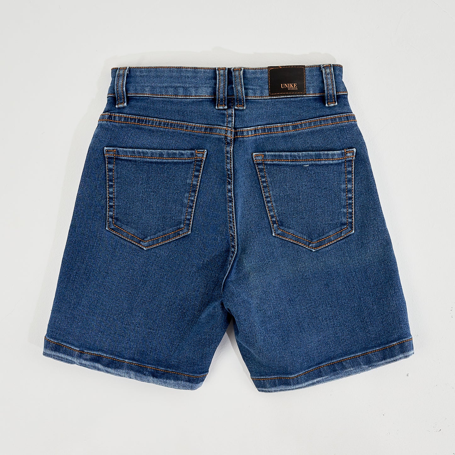 Bermuda Jeans Strech Azul Dama Unk