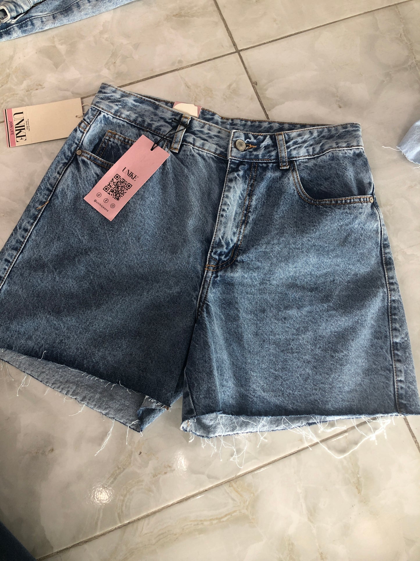 Bermuda rígida dama destellos