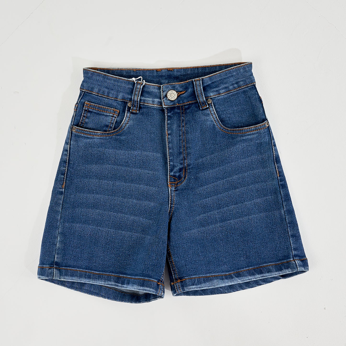 Bermuda Jeans Strech Azul Dama Unk
