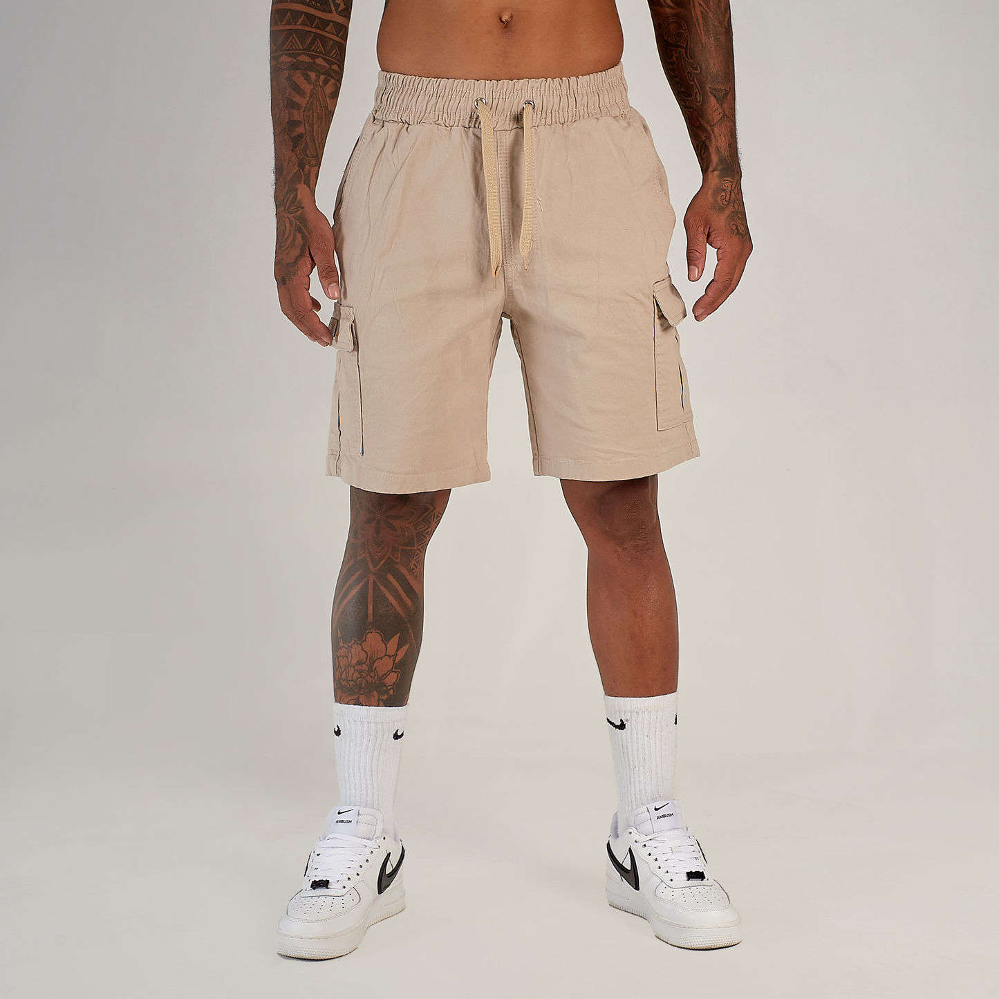 Bermuda Cargo Drill Beige 9:9