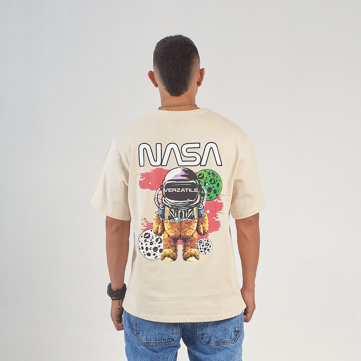 Camiseta Verzatile Estampada (Gráfico Doble) nasa