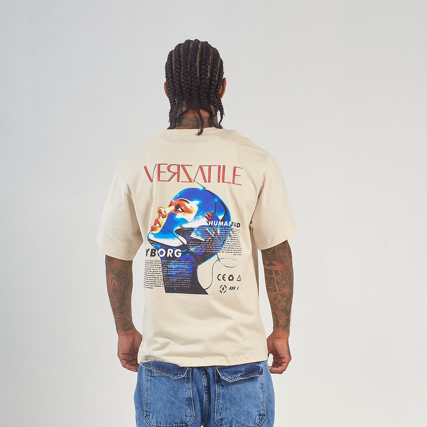 Camiseta Verzatile Estampada (Gráfico Doble) Humaniode