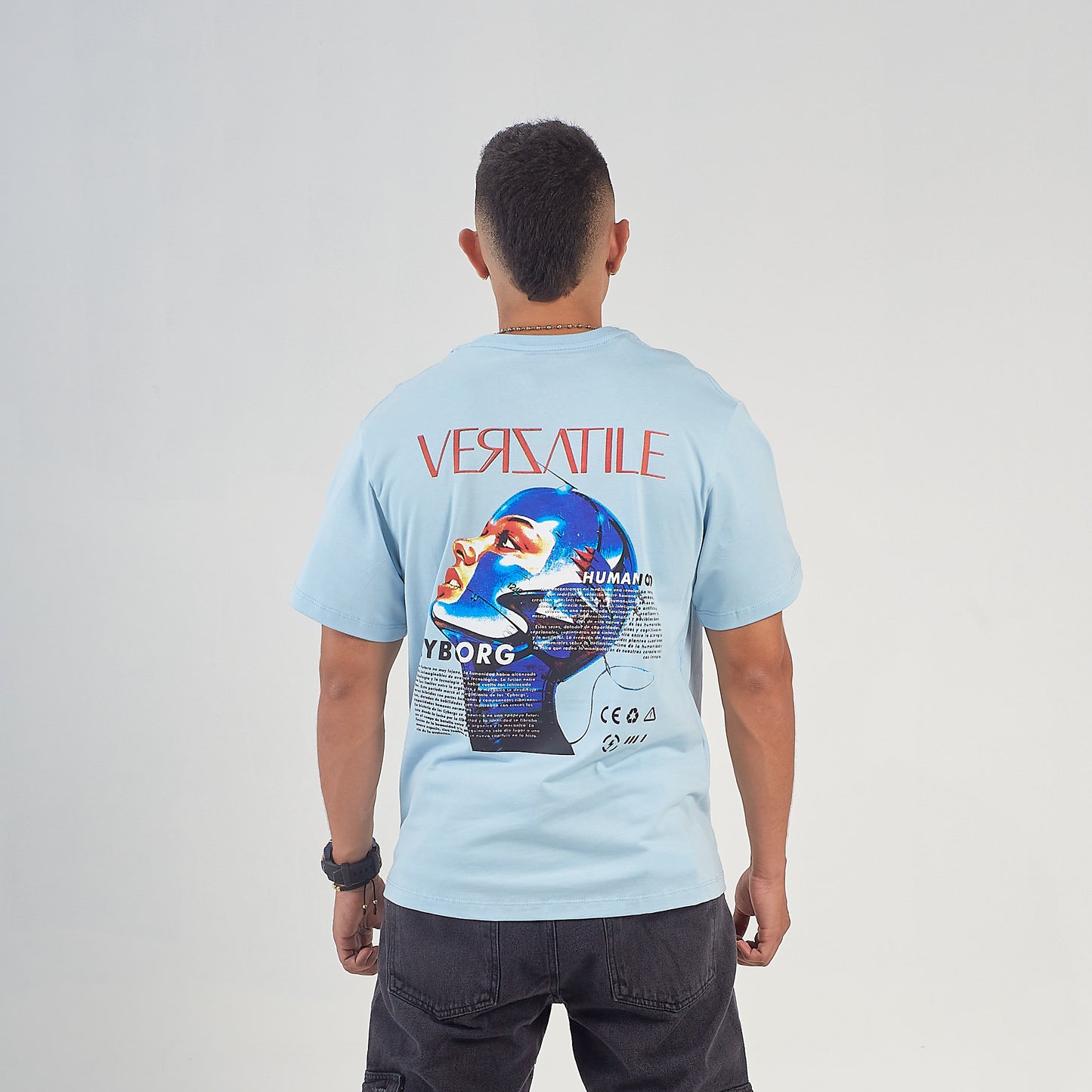 Camiseta Verzatile Estampada (Gráfico Doble) Humaniode