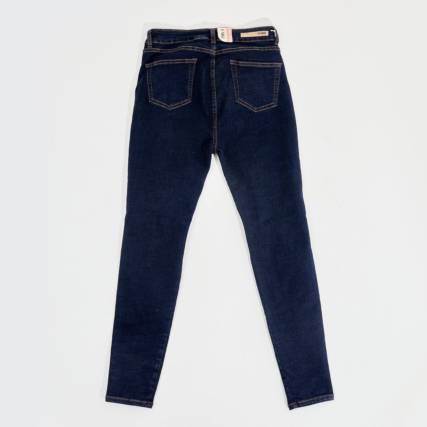 Jeans Dama Azul Oscuro Roto rodilla Unk