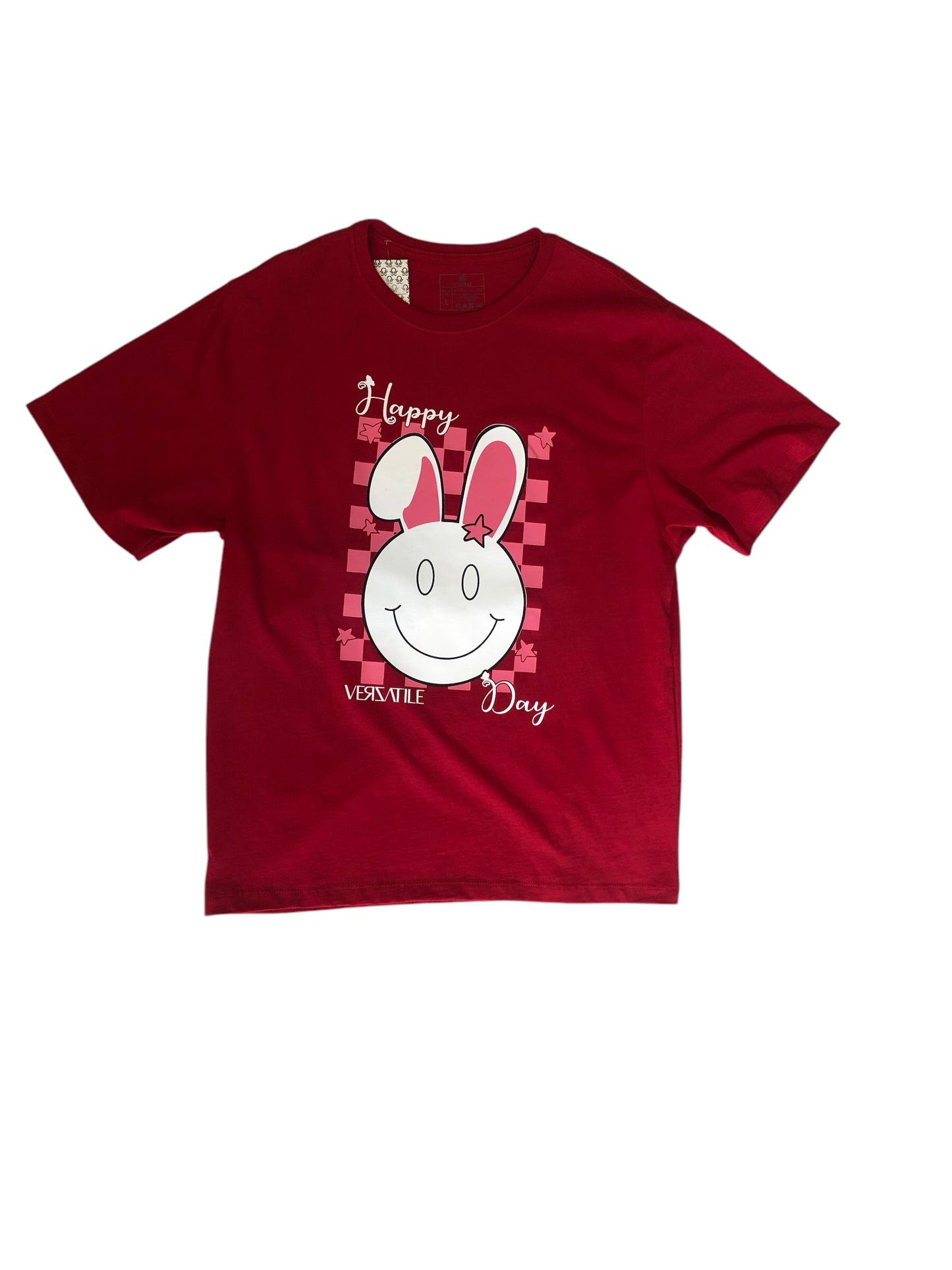 Camiseta oversize de dama conejo happy