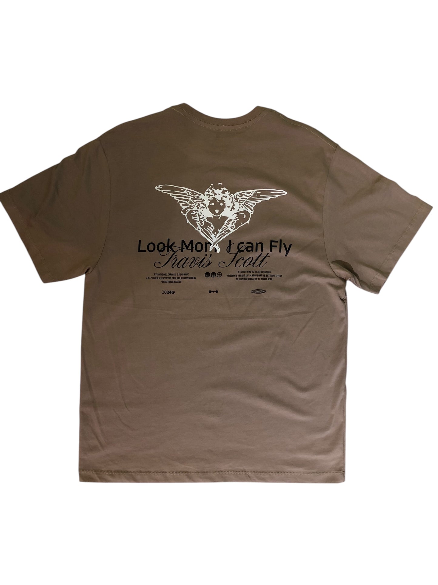 Camiseta oversized estampada Harmony cafe