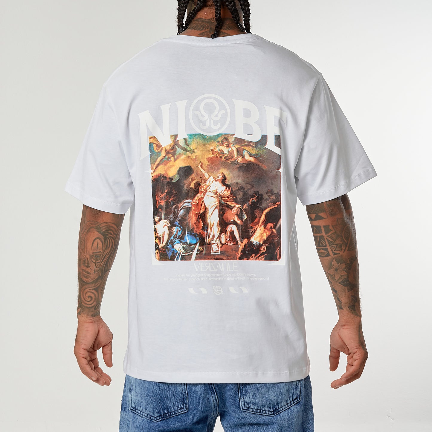 Camiseta Verzatile Estampada (Gráfico Doble) Nibe