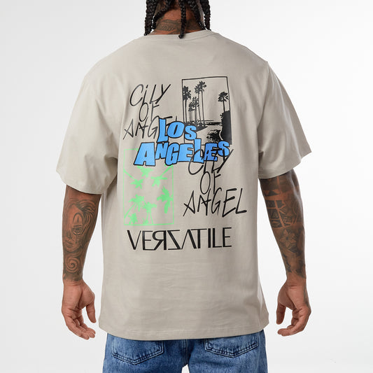 Camiseta Verzatile Estampada (Gráfico Doble) Los angeles