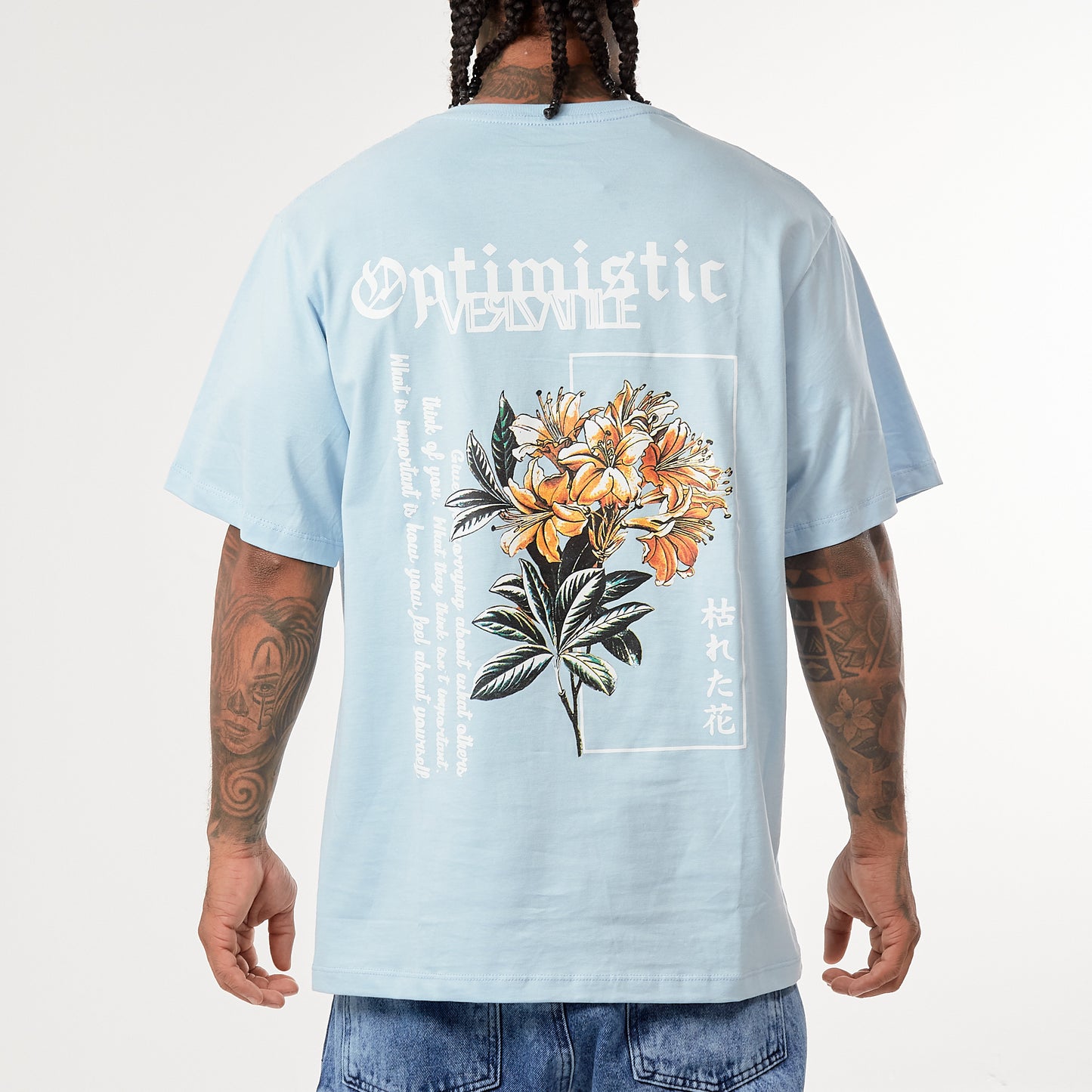 Camiseta Verzatile Estampada (Gráfico Doble) Optimistic