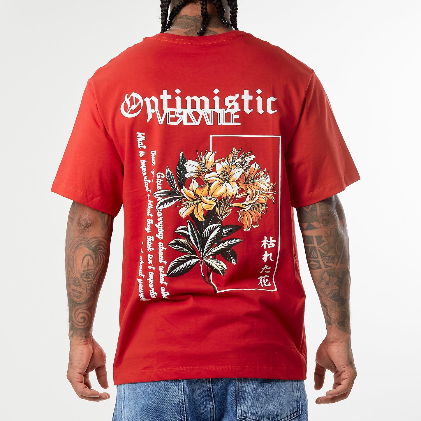 Camiseta Verzatile Estampada (Gráfico Doble) Optimistic