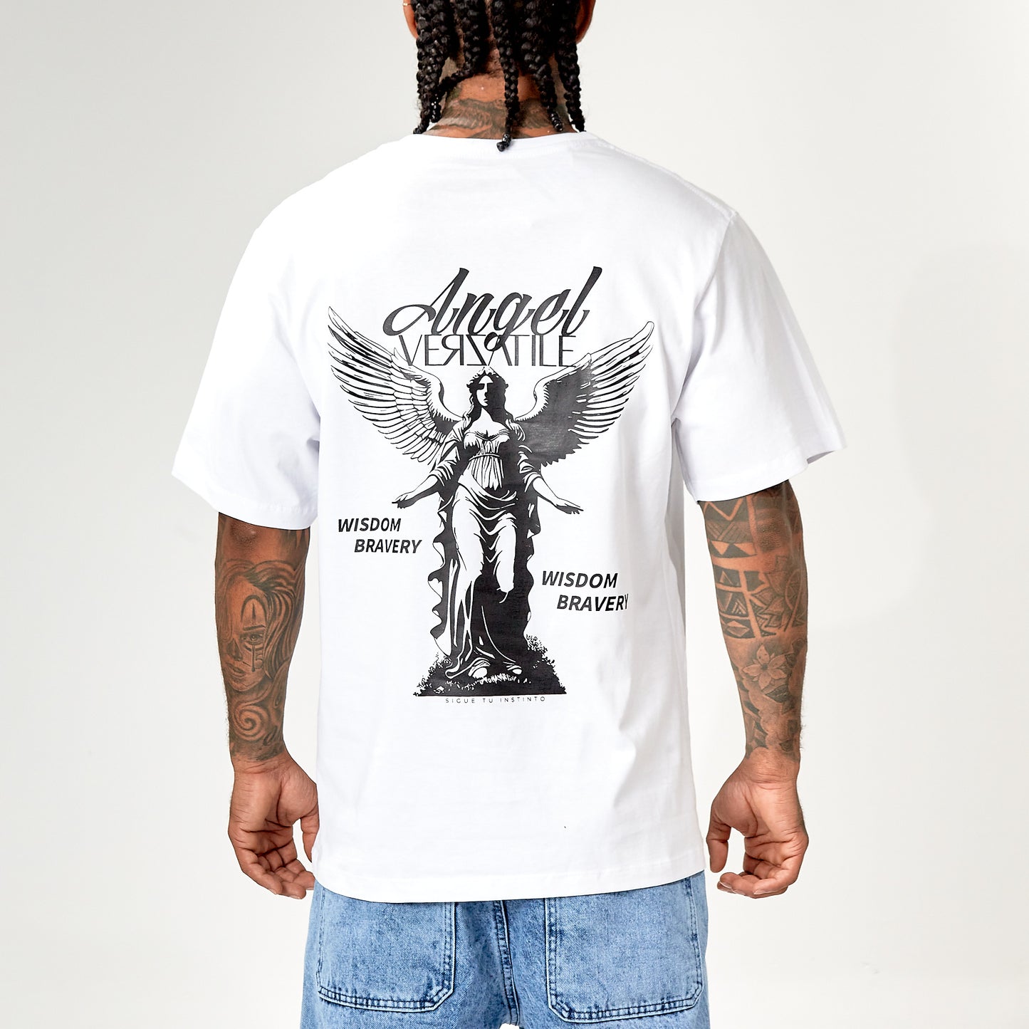 Camiseta Verzatile Estampada (Gráfico Doble) angel