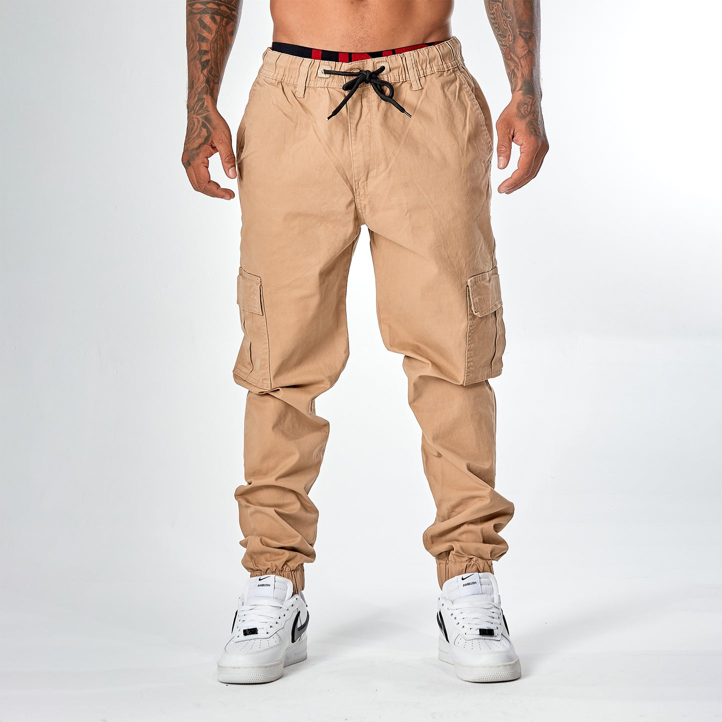 Pantalón cargo tela