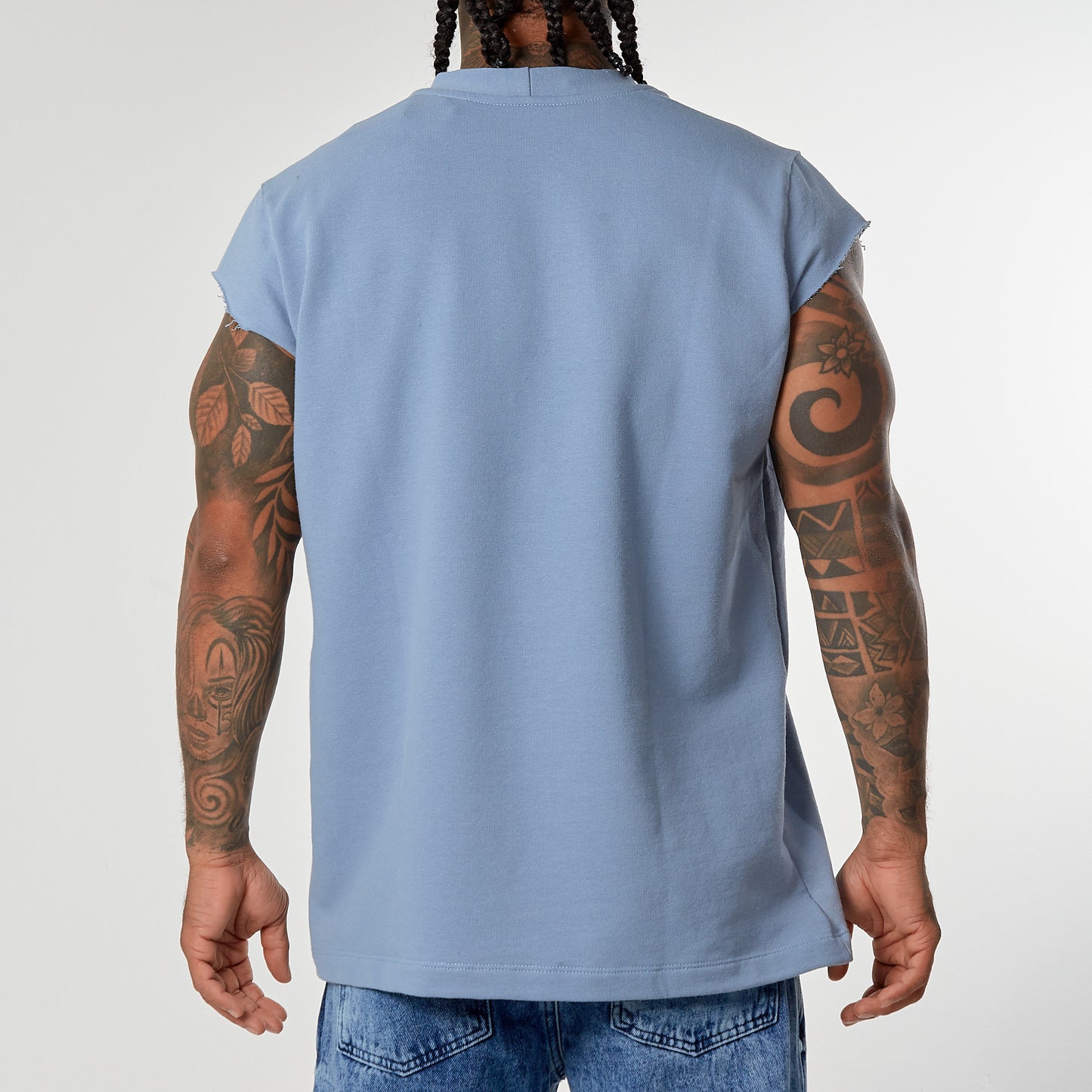 Camisilla Oversized Premiun Azul baby