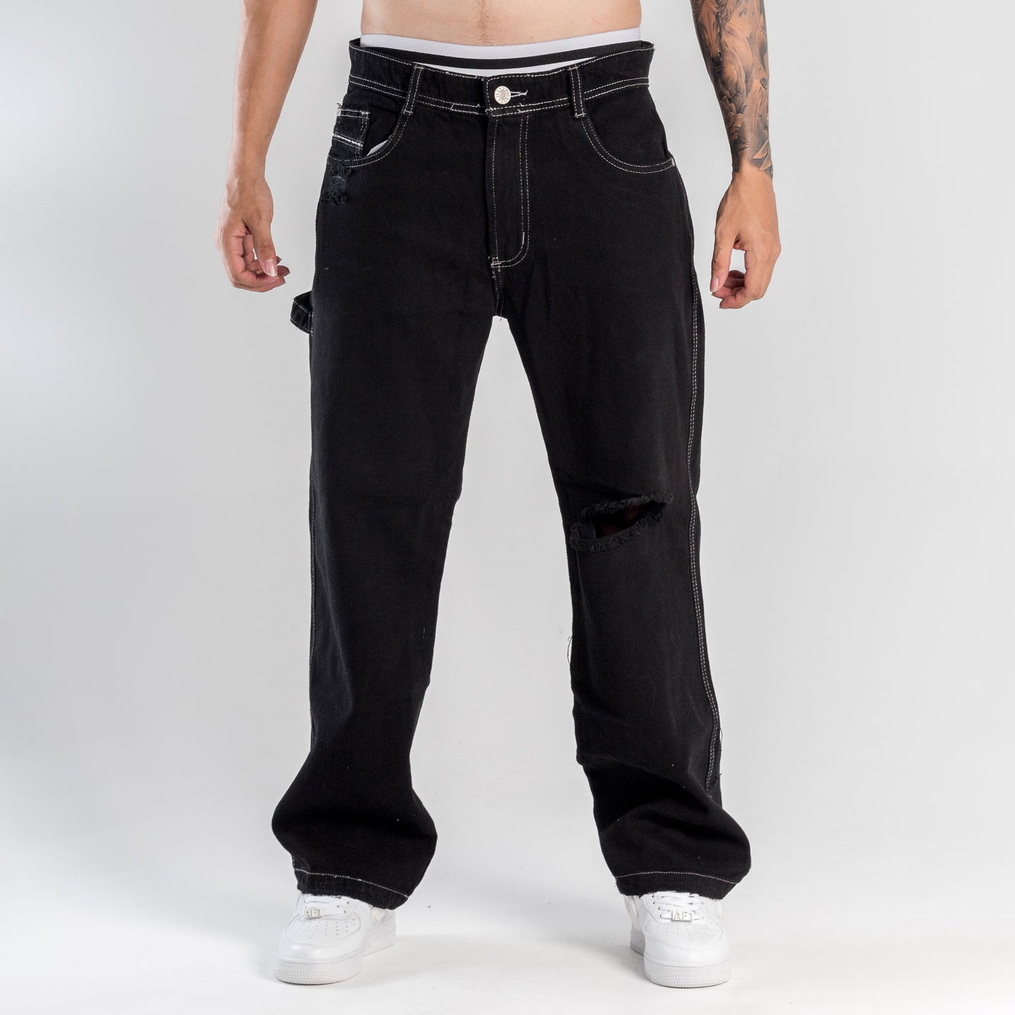 Jeans cargo baggi