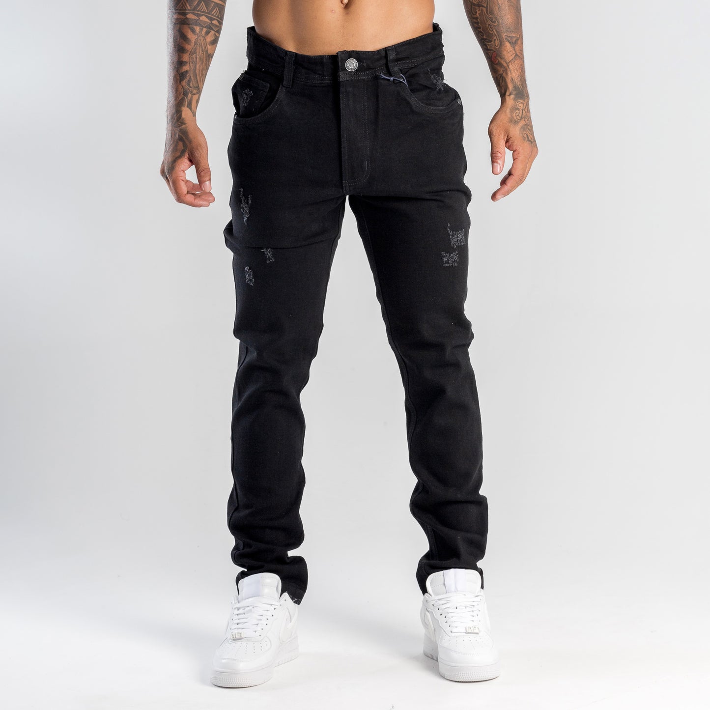 Jean slim desgaste
