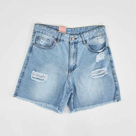 Bermuda rígida dama tono medio