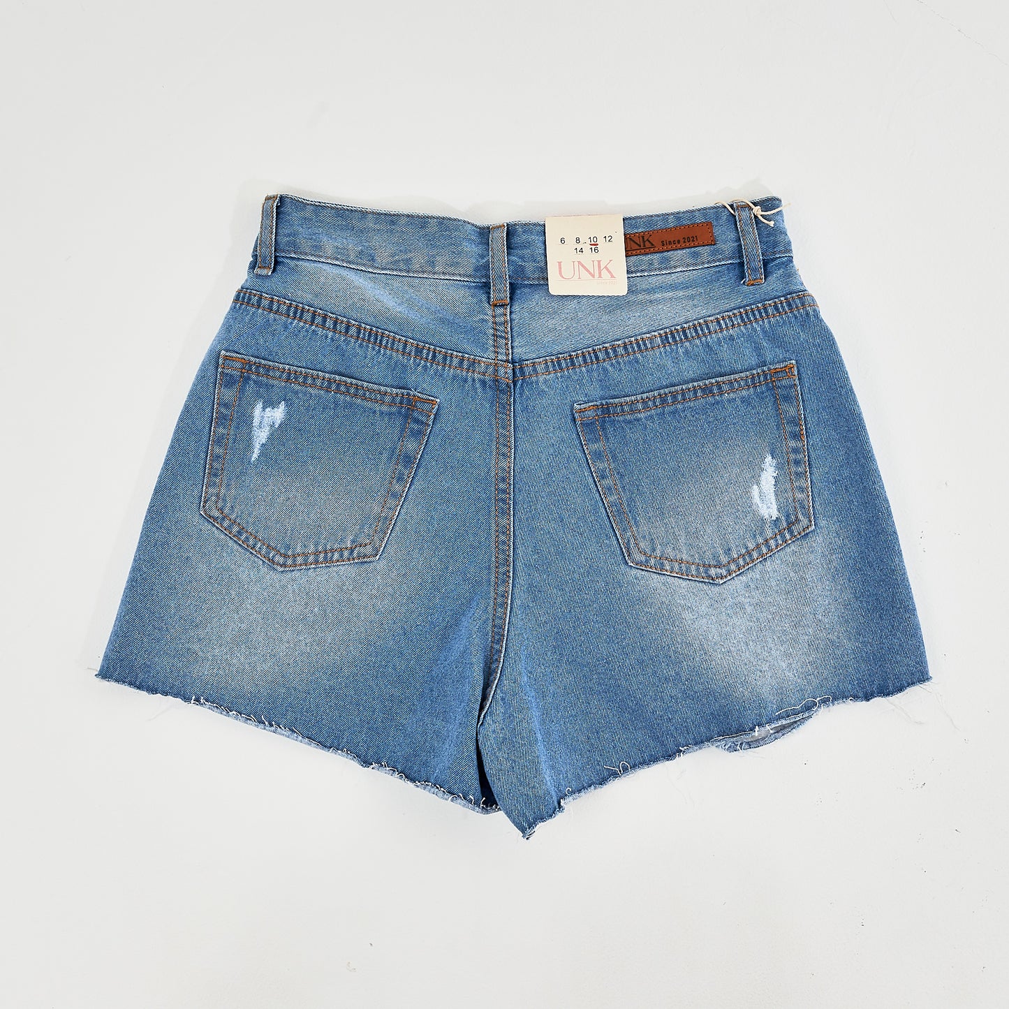 Short Azul Jeans Roto Unk
