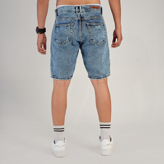 Bermuda Denim Clásica Azul Unk