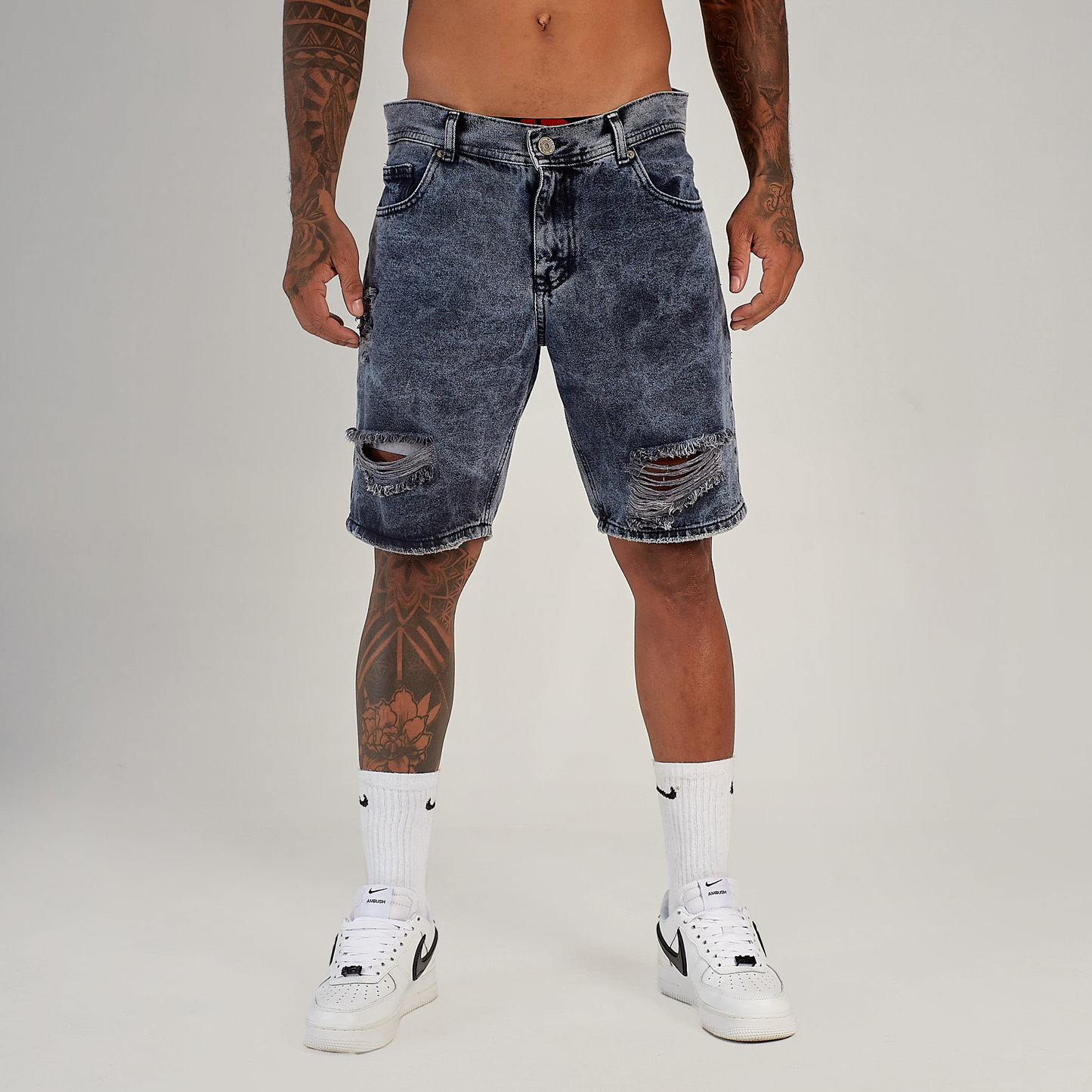 Bermuda Jeans Rota Lavado Oscuro Unk