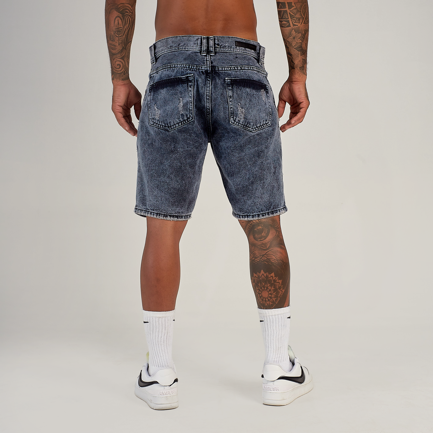 Bermuda Jeans Rota Lavado Oscuro Unk