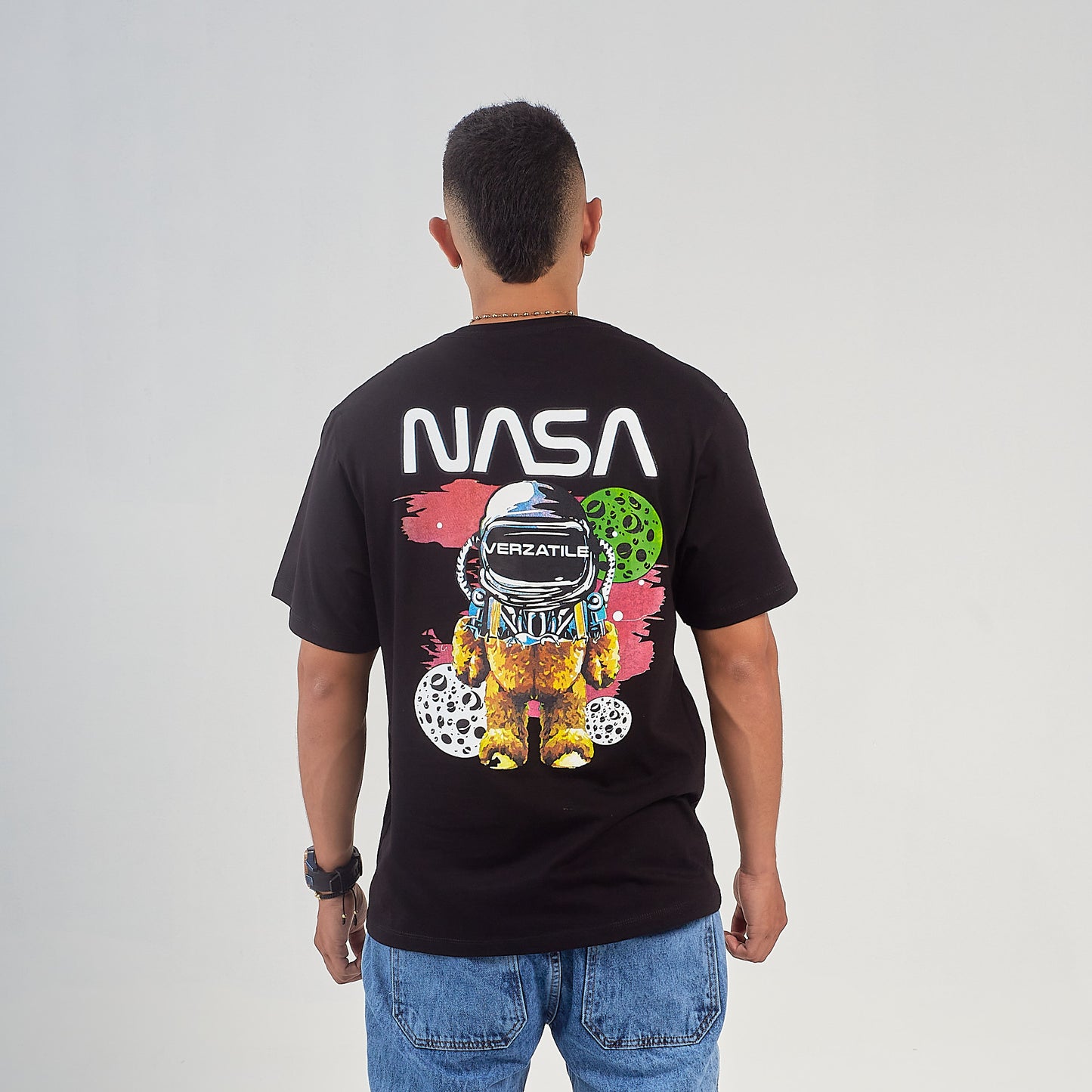 Camiseta Verzatile Estampada (Gráfico Doble) nasa
