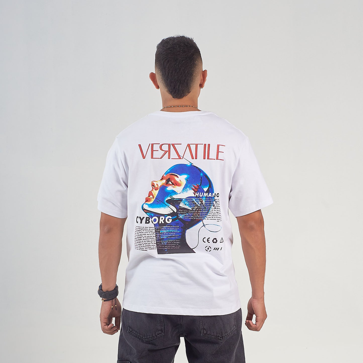 Camiseta Verzatile Estampada (Gráfico Doble) Humaniode