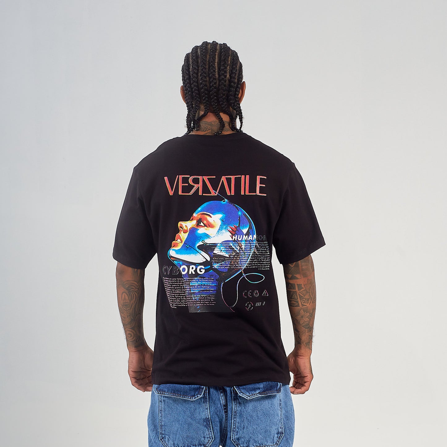 Camiseta Verzatile Estampada (Gráfico Doble) Humaniode