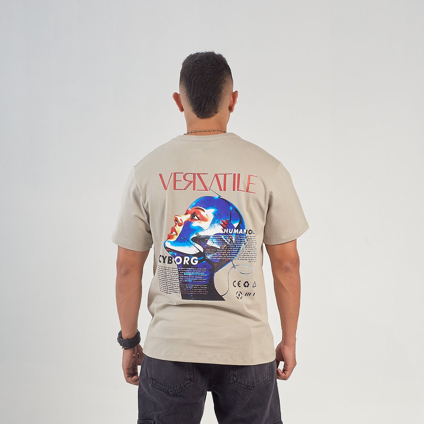 Camiseta Verzatile Estampada (Gráfico Doble) Humaniode