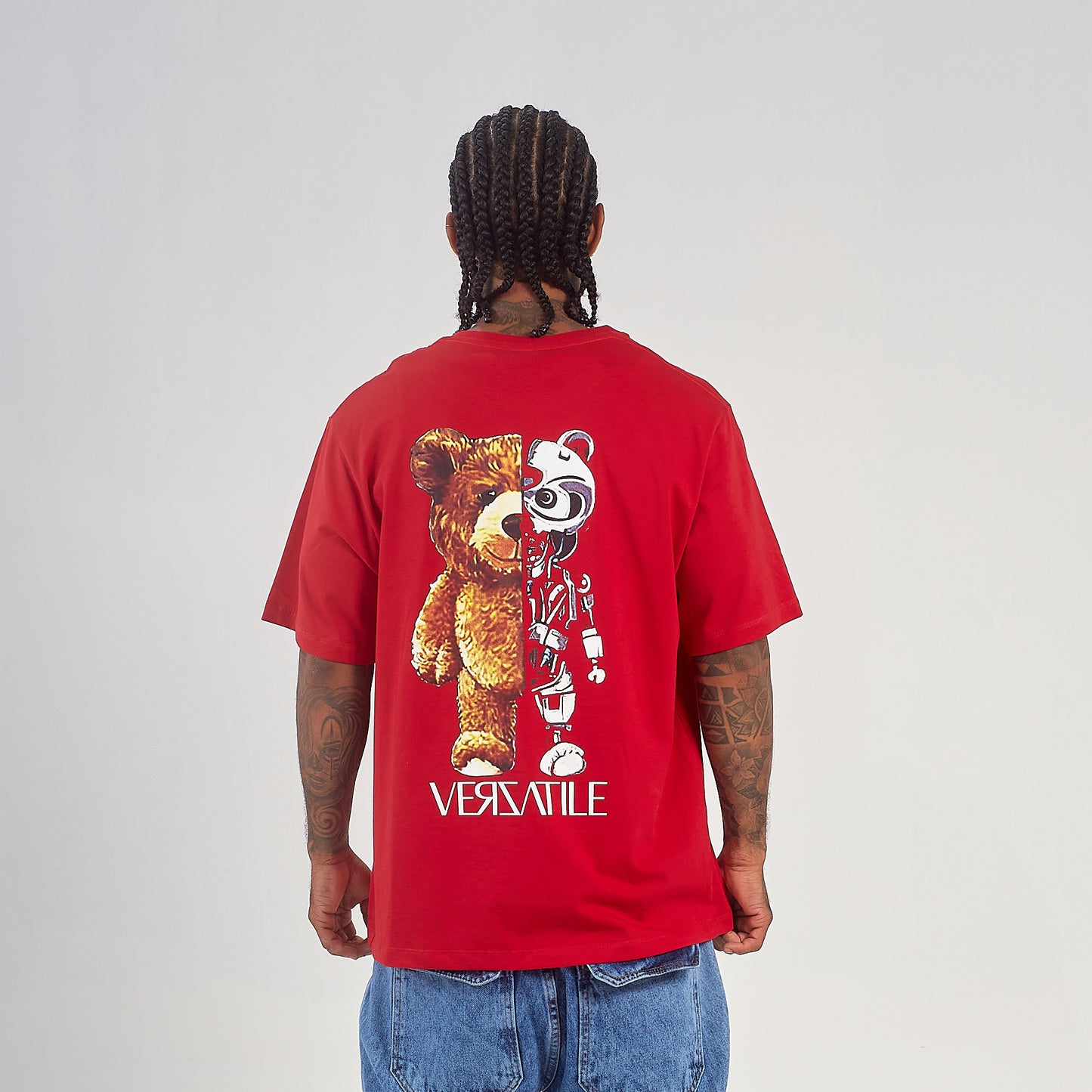 Camiseta Verzatile Estampada (Gráfico Doble) Oso