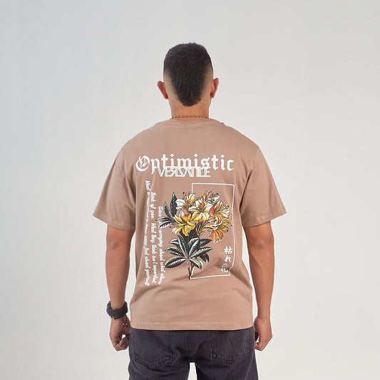 Camiseta Verzatile Estampada (Gráfico Doble) Optimistic