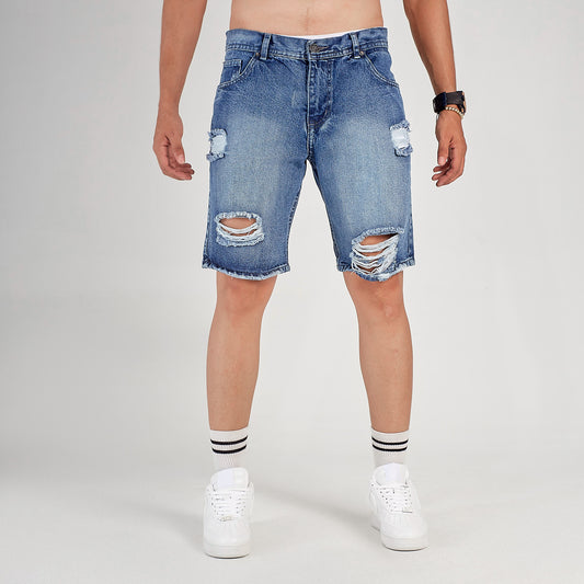 Bermuda Denim Rota Azul Unike