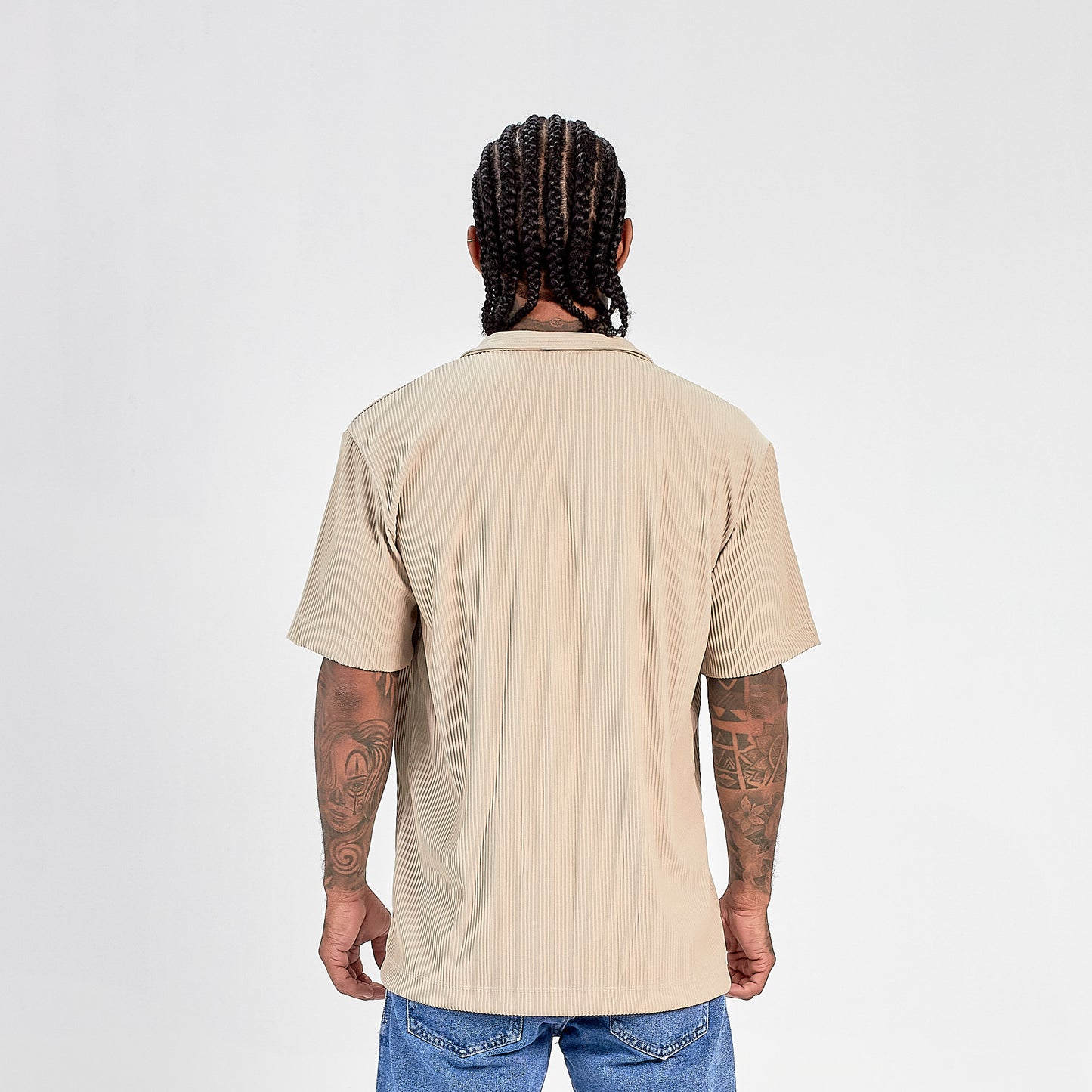 Camisa Rip Old money Beige