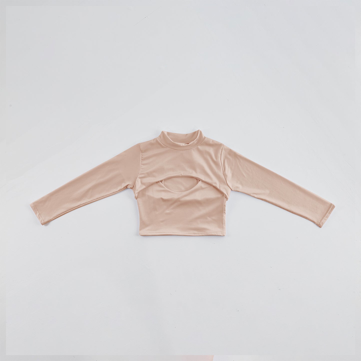 BLUSA CUELLO ALTO MANGA LARGA