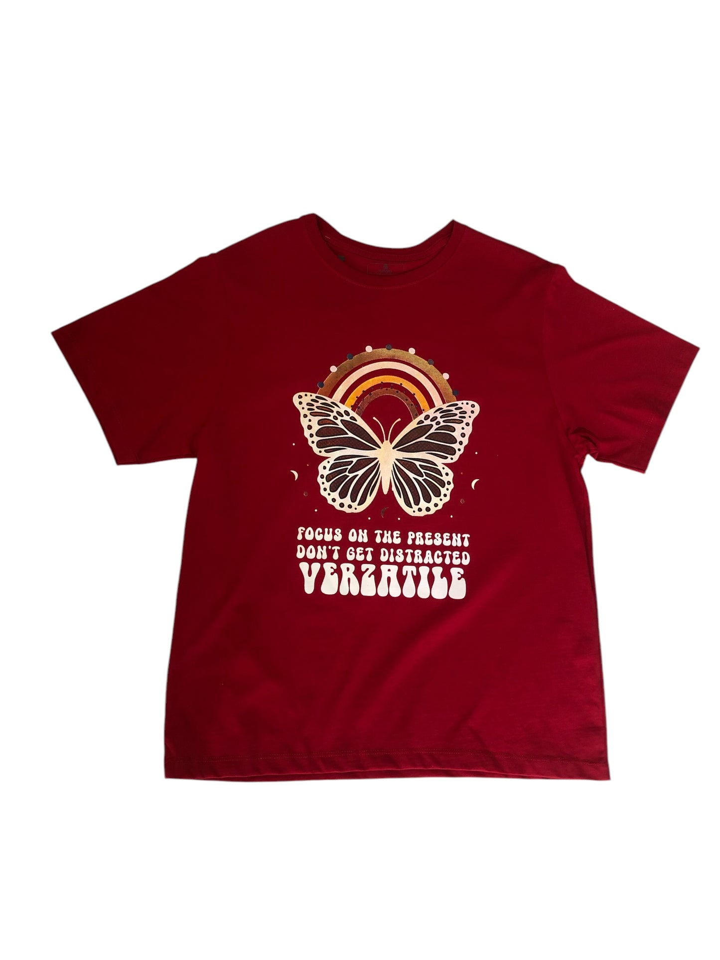 Camiseta oversize de dama mariposa