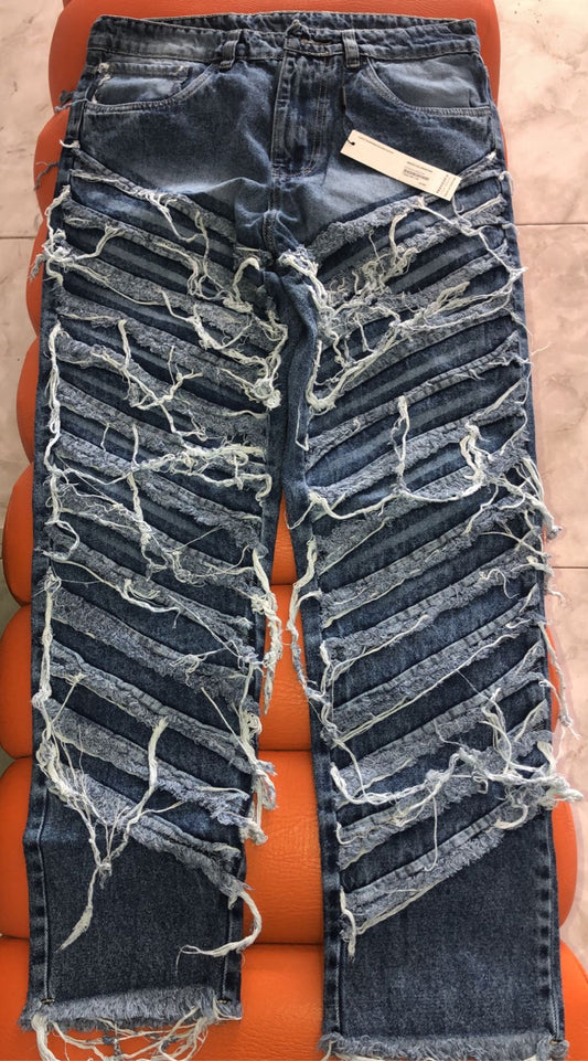 JEAN REGULAR MODA RASGADO
