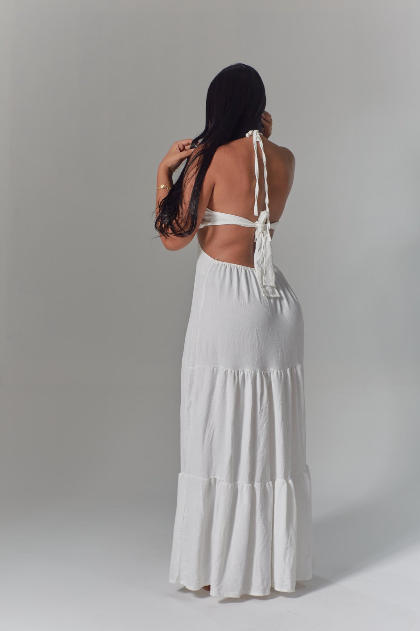 VESTIDO LARGO ANCLA