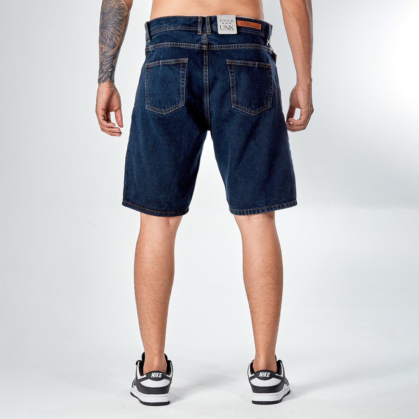 Bermuda denim azul crudo 7132
