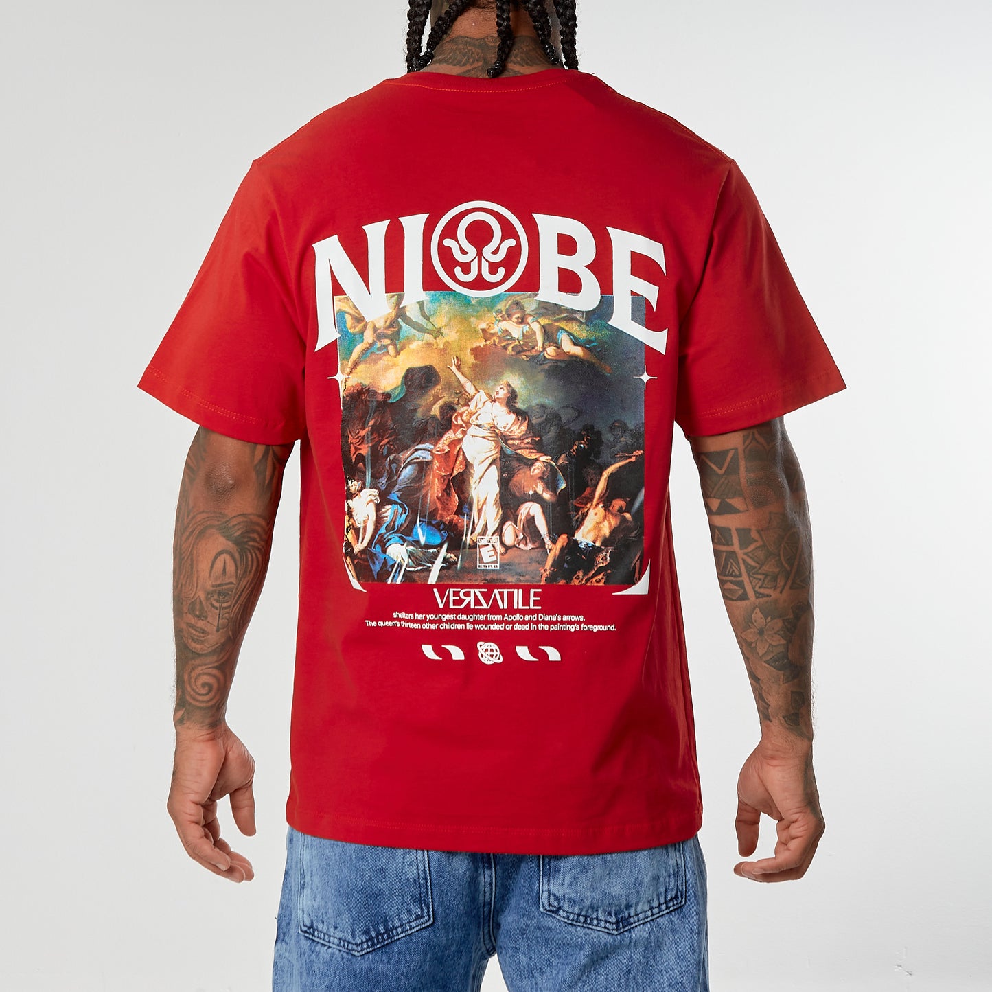 Camiseta Verzatile Estampada (Gráfico Doble) Nibe
