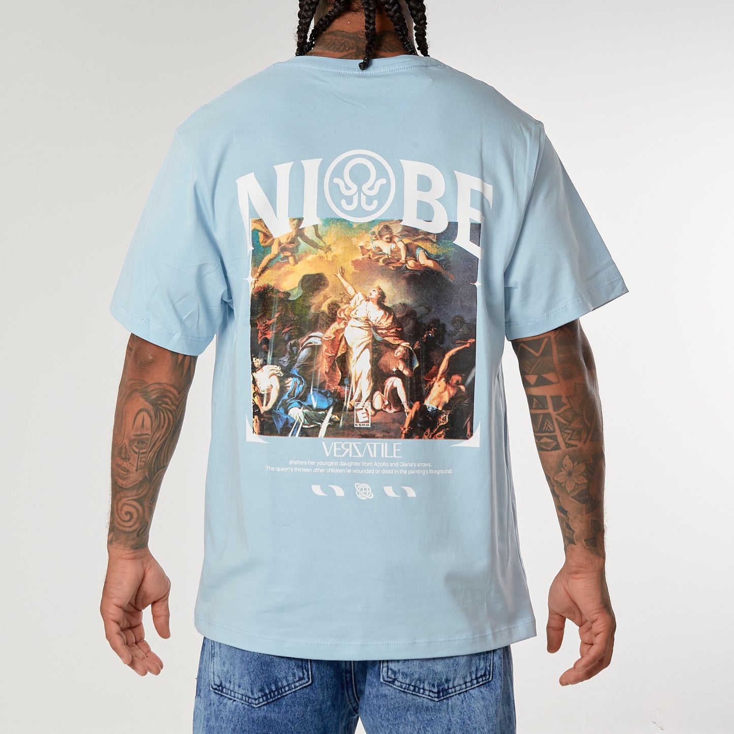 Camiseta Verzatile Estampada (Gráfico Doble) Nibe