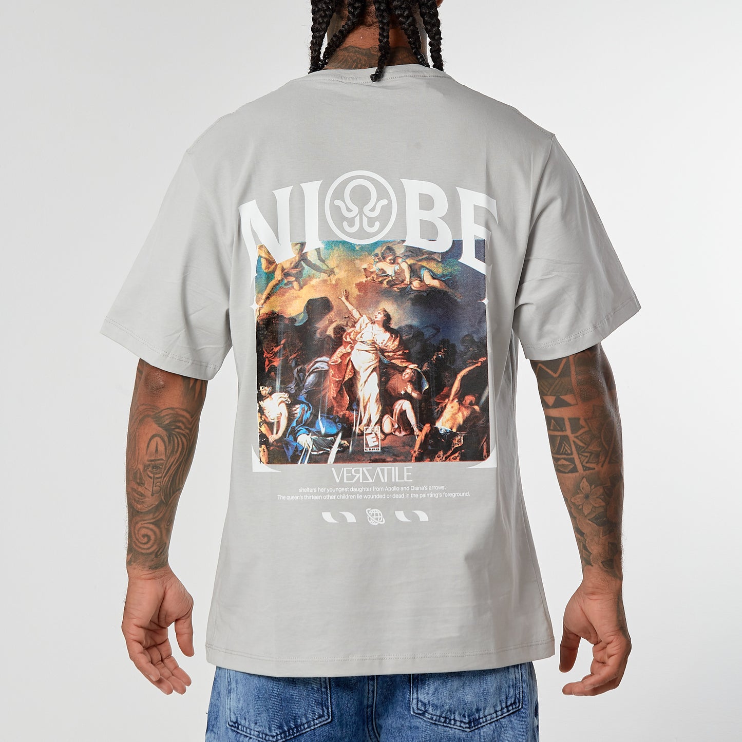 Camiseta Verzatile Estampada (Gráfico Doble) Nibe