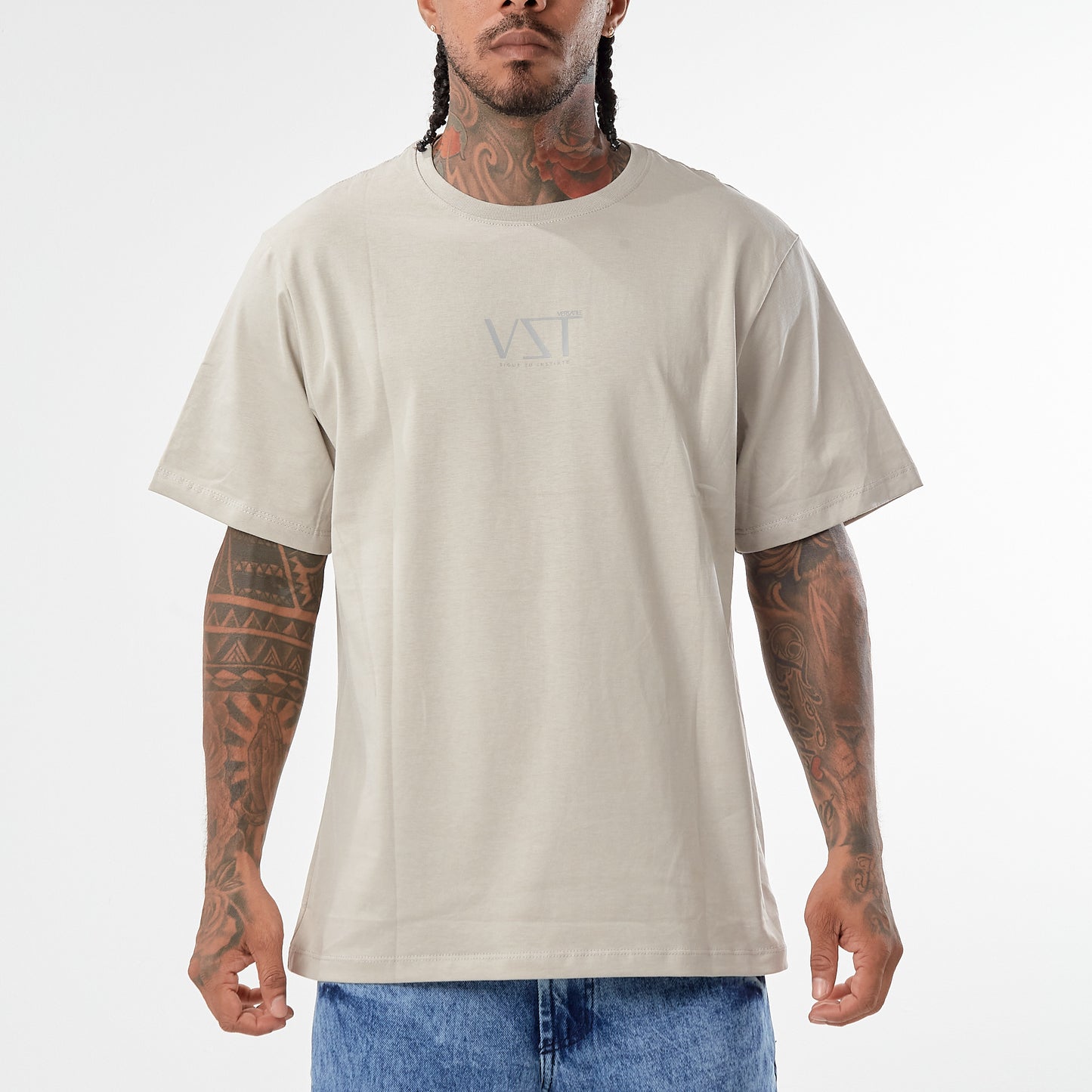 Camiseta Verzatile Estampada (Gráfico Doble) Optimistic