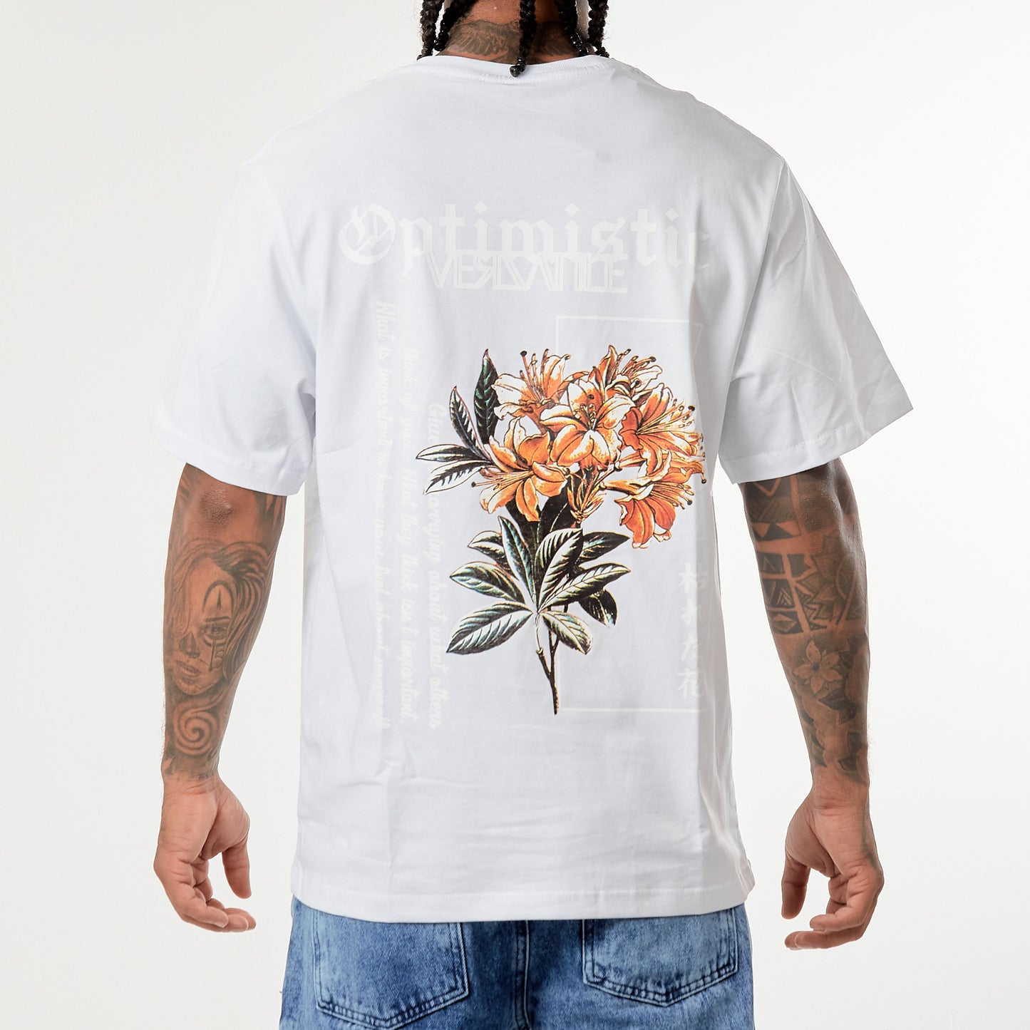 Camiseta Verzatile Estampada (Gráfico Doble) Optimistic