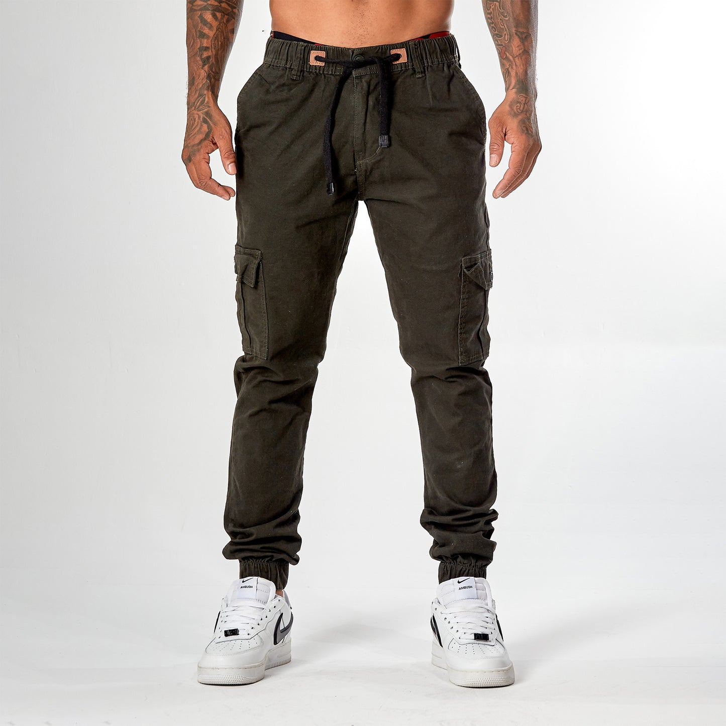 Pantalón cargo tela