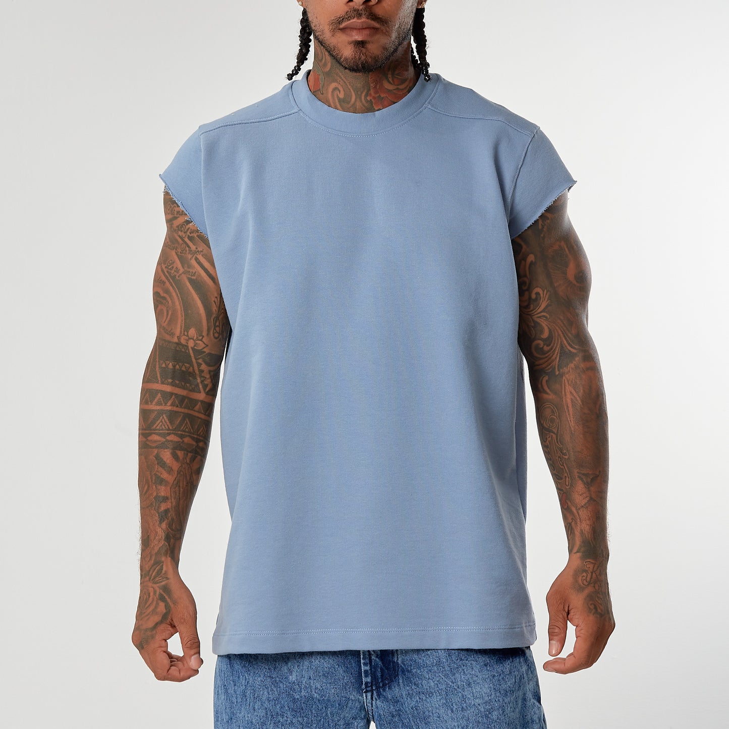 Camisilla Oversized Premiun Azul baby