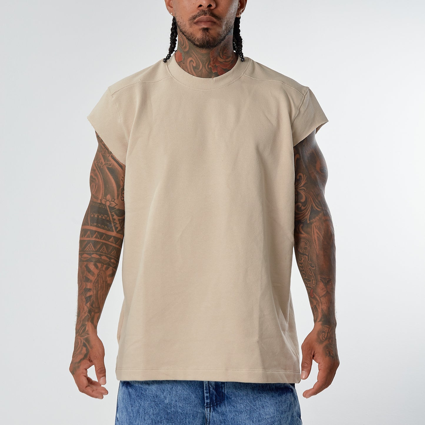 Camisilla Oversized Premiun Beige