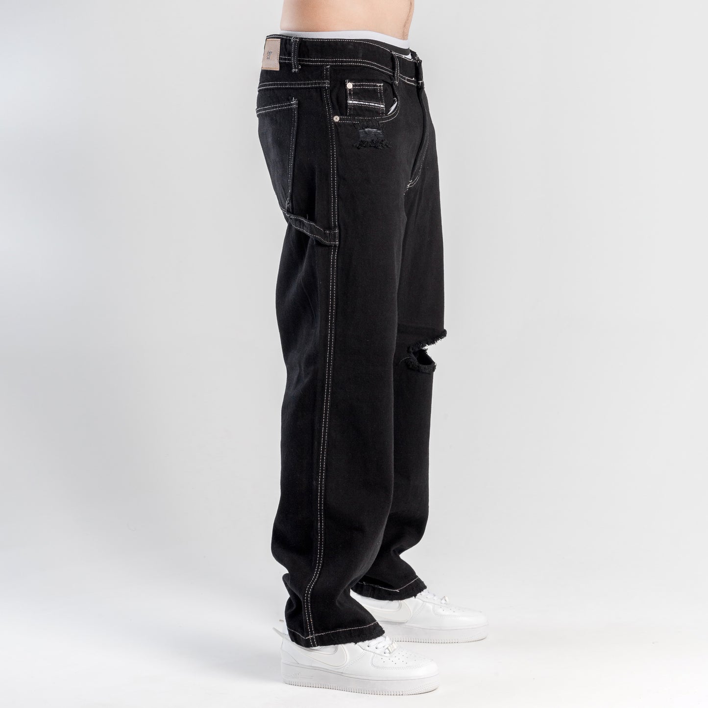 Jeans cargo baggi