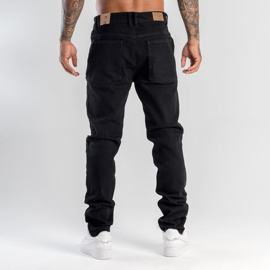 Jean Slim  roto rodilla