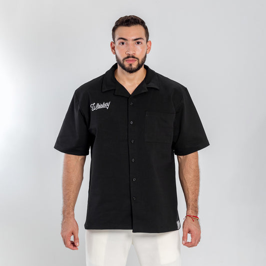 camisa whiskey negra