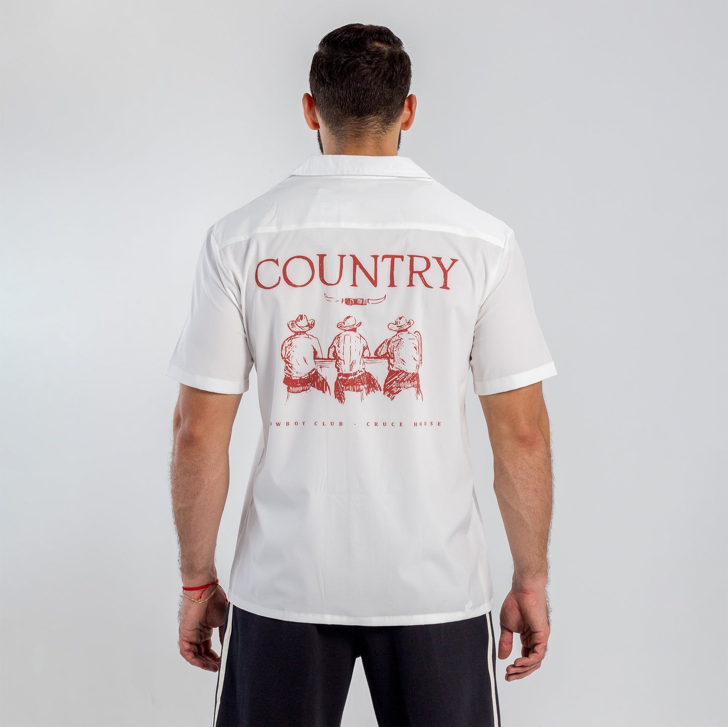 camiseta country blanca