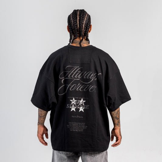 Overzise premium Negro